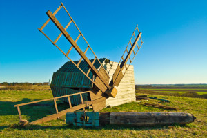 broken windmill