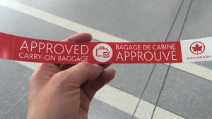 approved carryon bag tag